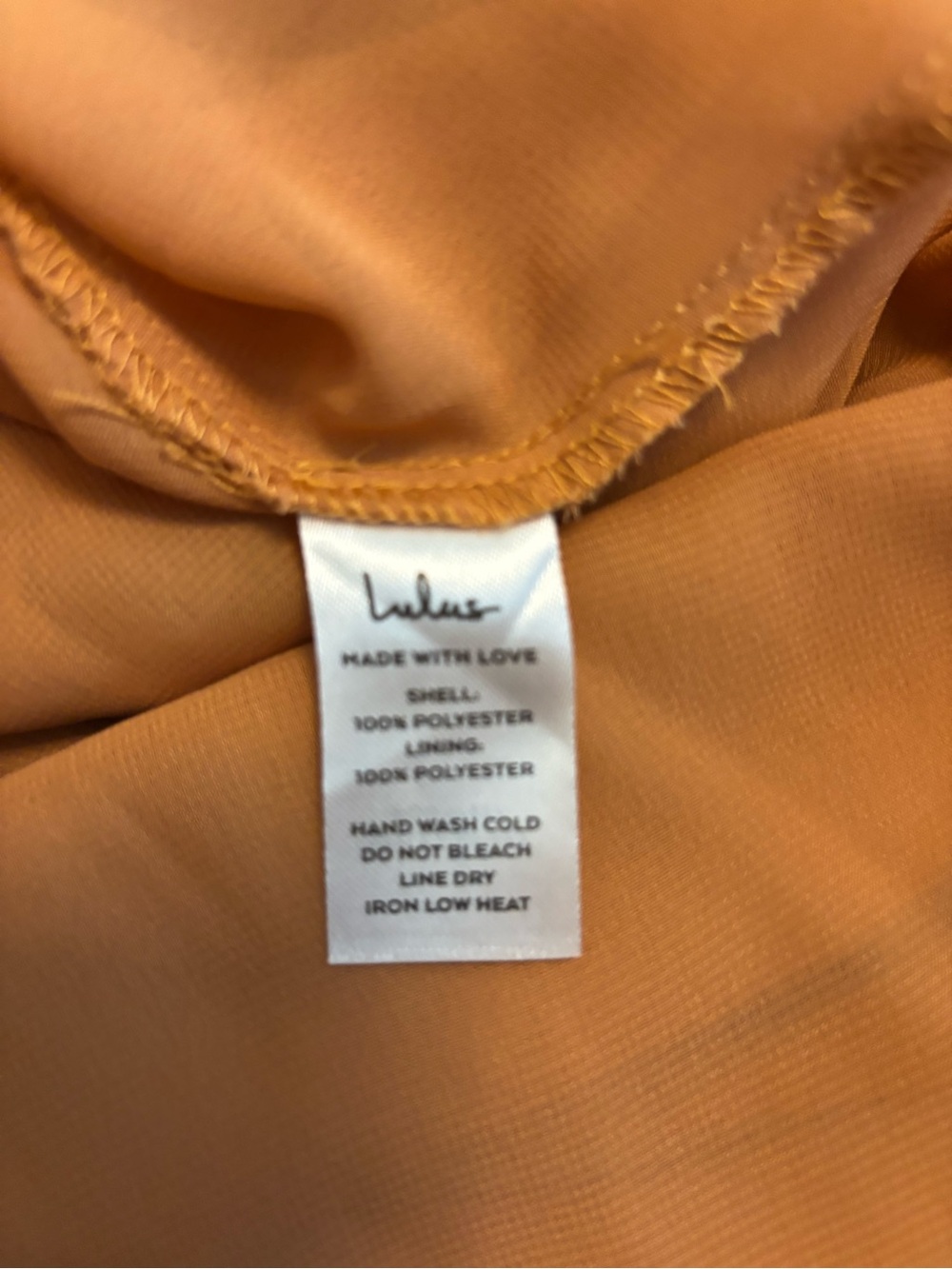 Lulus Burnt Orange Satin Maxi Dress High Slit Formal Gown XXS - Picture 11 of 11